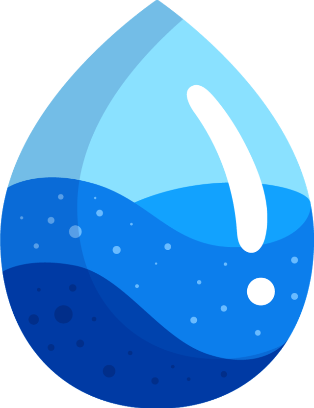 Water droplet illustration